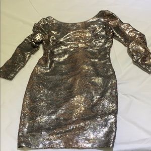 Elegant, sequined party dress